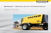 Mobilair Rotary Screw Compressors - KAESER .Mobilair™ Rotary Screw Compressors. 2 Low cost of ownership