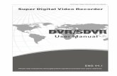 DVR-SDVR USER MANUAL - Karagiannis-Security | … · 2013-11-11 · H.264 Super Digital Video Recorder User Manual 1 ... Add or decrease number during the user edit state ... 4CH