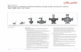 Data sheet Pressure independent balancing and control ... BALANCING V… · Operational pressure for all AB-QM valves is 4 bar. Closing pressure for all actuators is 6 bar. Additional