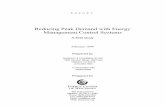 Reducing Peak Demand with Energy Management Control Systemsinfohouse.p2ric.org/ref/40/39328.pdf · i Abstract To study the potential for reducing peak demand with energy management