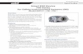 Smart ESD Device 700 Series for Safety Instrumented ... · Overview Model AVP 77 /78 /79 is a Smart ESD (Emergency Shut Down) Device that is compatible with the Safety Instrumented