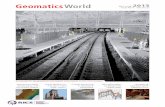 GeomaticsWorld 2013 · GeomaticsWorld MAY | JUNE 2013 Monitoring railway infrastructure with non-contact systems Grand designs for a Grade II listed water tower! Coastal Monitoring