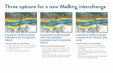 Three options for new Melling interchange - nzta.govt.nz · Three options for a new Melling interchange DIAMOND INTERCHANGE CONNECTING TO QUEENS DRIVE HOW THIS OPTION IS DIFFERENT: