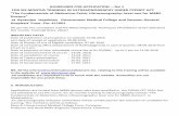 GUIDELINES FOR APPLICATION ---No 1 FOR SIX … PCPNDT course Prospectus PDF - 19.08.2016… · FOR SIX MONTHS TRAINING IN ULTRASONOGRAPHY UNDER PCPNDT ... Date of Display of List