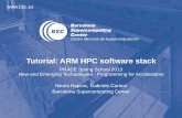 Tutorial: ARM HPC software stack - umu.se - Tutorial.pdf · Tutorial: ARM HPC software stack PRACE Spring School 2013 New and Emerging Technologies - Programming for Accelerators