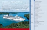 Coral Princess Deck Plans - Classix Cruises · coral princess With 90% of her staterooms offering spectacular ocean views — and over 700 with affordable balconies opening onto the