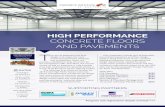 CONCRETE FLOORS AND PAVEMENTS T · 2016 titled High Performance Concrete Floors and Pavements will discuss the ... Our presenters include two of Australia’s ... pavements for the
