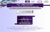 10th CRITICON - Pakistan Society of Anaesthesiologists ...psacentre.org/assets/programme_10th_criticon.pdf · Department of Anaesthesiology, Surgical ICU & Pain Management Dow Medical