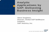 Analytic Applications by SAP: Delivering Business Insightfm.sap.com/pdf/bf05atl/analytics/SingletonAnalyticApplications.pdf · Applications by SAP: Delivering Business Insight ...