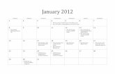 January 2012 - DOLE RO-Xro10.dole.gov.ph/fndr/mis/files/Calendar of Activities_december.pdf · January 2012 SUNDAY MONDAY TUESDAY WEDNESDAY THURSDAY FRIDAY SATURDAY 1 2 3 4 5 6 7