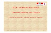 HTS Conductors for Fusion Thermal Stability and Quench · Prototype cable DAS Cu bus bar Cable ... 20 kA HTS Current Leads for HZB Hybrid Magnet System ... Berufsbildung und Technologie