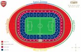 Arsenal Stadium Map - Arsenal | Official website · Arsenal Upper Tier Executive Box Level Club Level Lower Tier 59 56 55 54 11 10 60 61 62 63 64 65 66 B60 67 5 68 4 EAST STAND EMIRATES
