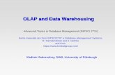 OLAP and Data Warehousingvizclass/classes/infsci2711_s2w/data/olap_and_dw... · A modern data warehouse environment uses a query-rewrite facility called an aggregate navigator to