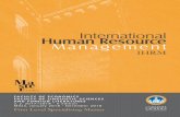 International Human Resource Management - … · IHRM FACULTY OF ECONOMICS FACULTY OF LINGUISTIC SCIENCES AND FOREIGN LITERATURES a. y. 2017/2018 - X edition Milan, January 2018 -