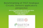 Benchmarking of TFET Analogue Circuits: Sensors ... · Benchmarking of TFET Analogue Circuits: Sensors applications perspective ... performance advantages over finFET or ... • Standards