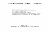 THE BELGIAN CONSTITUTION - DE KAMER · the text of the Belgian Constitution ... Section II – On the Senate 22 ... The law f,ederate law or rule referred to in Article 134 ensures