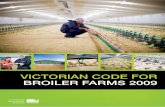 VICTORIAN CODE FOR BROILER FARMS 2009agriculture.vic.gov.au/.../pdf_file/0008/272258/DPI_Broiler_Part1.pdf · management of broiler farms in Victoria. It presents ... A broiler farm