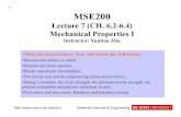 Lecture7-Sept16 - Nc State University · •The tensile test and the engineering stress-strain curves. ! ... stress strain curve ... Lecture7-Sept16.ppt