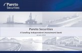 Pareto to Pareto    Complete investment bank service offering Pareto Securities is an