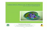 Laboratory Manual of .Laboratory Manual of Biochemistry . ... and quantitative characterization of