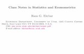 Class Notes in Statistics and Econometrics Hans G. Ehrbarcontent.csbs.utah.edu/~ehrbar/ecmet.pdf · Class Notes in Statistics and Econometrics Hans G. Ehrbar ... The source code for