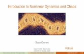 Introduction to Nonlinear Dynamics and Chaos · Introduction to Nonlinear Dynamics and Chaos Sean Carney Department of Mathematics University of Texas at Austin September 22, 2017