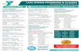 LATE SPRING PROGRAMS & CLASSES - cyedc.org · Summer Registration 6/3 & 6/6 Lansdowne YMCA facebook.com/cyedc1 610.259.1661 LATE SPRING PROGRAMS & CLASSES Late Spring Session April
