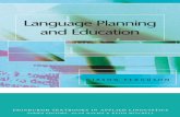 uage lan Language Planning and Education - bayanbox.irbayanbox.ir/.../Language-Planning-and-Education.pdf · Language Planning and Education ... 6.1 Sociolinguistic contexts of the