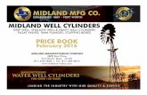 Well Cylinder Price Book - midland-midco.com · The current price book, product catalog, and product details are also available @ . com and hard back binder price books are available