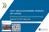 2017 OECD Economic Survey of Latvia · 2017 OECD ECONOMIC SURVEY OF LATVIA ... (2016), Community Innovation Survey (CIS ). ... support for relocation and transport to unemployed moving