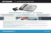 BROADBAND INTERNET IP PHONE - dlink-me.comdlink-me.com/pdf/DPH-150S_v1.00.pdf · + IP address assignment using PPPoE, DHCP or ... + CE class B + FCC class B + RoHS compliance ...