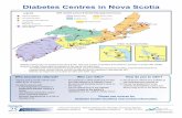 Diabetes Centres in Nova .IWK Diabetes Centres in Nova Scotia by Zone/Community Developed by: 1276