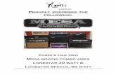 Proudly endorses the following - Home | Yoshi's · 2016-12-01 · Proudly endorses the following: Yoshi’s has two Mesa boogie combo amps ... four LP Timbales . IVIES ENGINEERING