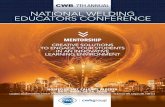 NATIONAL WELDING EDUCATORS CONFERENCE - … · Training, CWB Group 2:30pm to 2:45pm Break (Aldred Centre- Main level) 2:45pm to 4:00pm Workshop: (Lab TF116) CWB ACORN Weld Rubric-