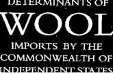 DETERMINANTS OF WOOL - data.daff.gov.audata.daff.gov.au/.../pe_abarebrs99000244/rr92.9_wool_imports.pdf · cent of Australian wool exports. These imports represented around 80 per
