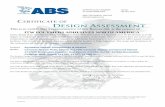 ITW POLYMERS ADHESIVES NORTH AMERICA Cert... · 2017-12-04 · Use of the Product on an ABS classed vessel, MODU or facility which is contracted after the validity date of the ABS