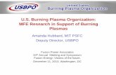 U S Burning Plasma Organization:U.S. Burning Plasma … · 2015-07-29 · IO d i 2011 t li i t fi t CFC/W di t d b i ... Virtual Laboratory for Technology ITER Modeling Expert Group