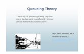 Introduction to Simulation and Modeling of Queueing …€¦ · Queueing is a common phenomenon in our daily lives. It is impossible to avoid queueing as long as the number of people