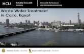 Waste Water Treatment in Greater Cairo, Egyptrotaractcairoroyal.org/Downloads/Waste Water Treatment -Cairo.pdf · Waste water history WASTE WATER TREATMENT PLANTS . WASTE WATER TREATMENT