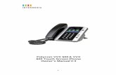 Polycom VVX 500 & VVX 600 Touch Screen Phone Owner’s Manual V · Polycom VVX 500 & VVX 600 Touch Screen Phone Owner’s Manual V.3. 1