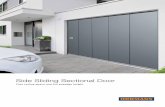 Side Sliding Sectional Door - Hormann€¦ · an optional high-gloss surface in a piano ... Side sliding sectional doors are generally supplied in Grey white, ... your side sliding