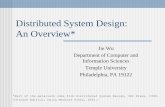 Distributed System Design: An Overview*wu/teaching/Spring2016/distributed... · IEEE Concurrency (formerly IEEE Parallel & Distributed Technology: Systems & Applications) Exercise