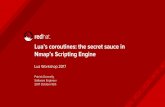 Nmap’s Scripting Engine Lua’s coroutines: the secret sauce in .Lua’s coroutines: the secret