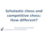 Scholastic chess and competitive chess: How different? · Mark Dvoretsky, Armen and Thomas ... Collaborating with training partners is stimulating ... A player should accept losing