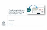 The Domain Abuse Activity Reporting System (DAAR) · ¤SpamhausDomain Block List ¤Anti-Phishing Working Group ... Mozilla Firefox Adblock Smoothwall MailWasher | 15 Does DAAR Identify