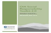 OIA Social Responsibility Toolkit 2 · OIA Social Responsibility Toolkit 2.0 ... » Increased mass media attention ... social media have enabled campaigns to gain instant