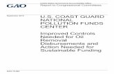 GAO-15-682, U.S. COAST GUARD NATIONAL POLLUTION … · Disbursements . Highlights of GAO-15-682, a report to congressional committees September. 2015. U.S. COAST GUARD NATIONAL POLLUTION