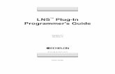 LNS Plug-in Programmer's Guide - Echelon Corporation · • Chapter 1, Introduction, provides an introduction to plug-ins and how they operate. • Chapter 2, ... LNS Plug-In Programmer's