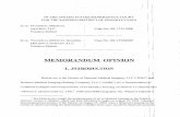 MEMORANDUM OPINION - United States Courts Medical... · In re: NATIONAL MEDICAL IMAGING, LLC Putative Debtor ... that postponement portion of the Motion on August 25,2009, when I