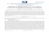 Vol. 4, Issue 2, February 2015 Analysis of Single Phase AC-DC SEPIC ... · Analysis of Single Phase AC-DC SEPIC Converter using Closed Loop Techniques A.Ramkumar1, S.Vijula Shini